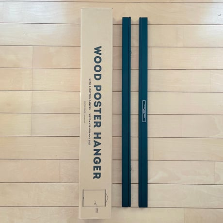 ■ USED / WOOD POSTER HANGER / BLACK / ポスターを額装に入れずにラフに演出できるポストフレーム / マグネット挟み込みタイプ / A1 A2  B2  B3