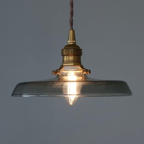 GRASS SHADE × BRASS PENDANT LIGHT / E26 ペンダントライト / 真鍮灯具 / 60cm / シーリングカバー付き