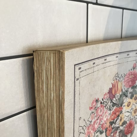 WALL BOOK ART flowers  / 装飾 インテリア / ウォールデコ / ART FRAME