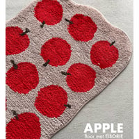 floor mat fruits / インテリアを彩る可愛らしいフロアマット / 滑り止め加工 / Apple , Pare , Blueberry