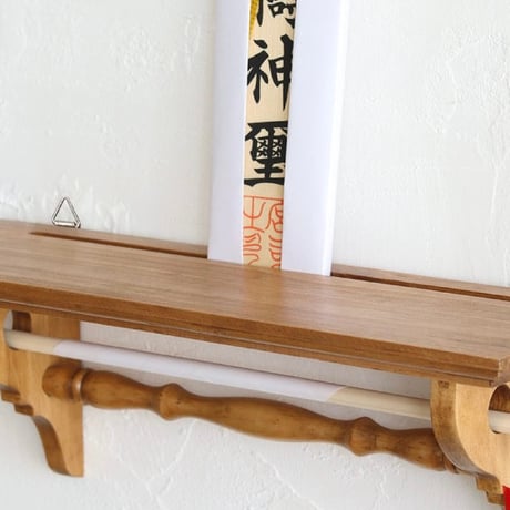 STAND WALL SHELF / NEIN MARKE / アンティークのような雰囲気のあるパイン材のお札スタンドシェルフ