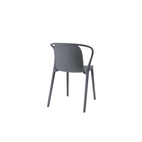 PP GRAY CHAIR / デザインと快適性を融合したあアームチェア / ダイニングチェア / ホテルライク / 北欧ナチュラル / 韓国インテリア / ポリプロピレン製