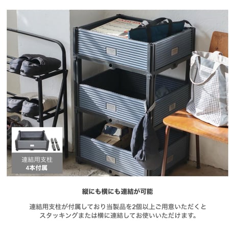 MULT STORAGE 01 / インテリア収納をカッコ良くマルチに収納 / リビング収納 / 観葉植物 / ブランター / 1BOX
