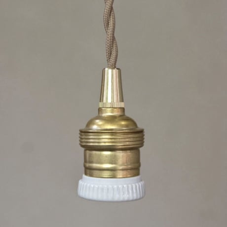 BRASS PENDANT LIGHT 01 / 真鍮ペンダント 灯具 / 電球選択 / E26 / CODE 100cm