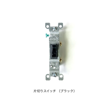 American switch plate STEEL  / ステンレスは無機質でクールな印象のスチールプレート / 片切りスイッチ選択