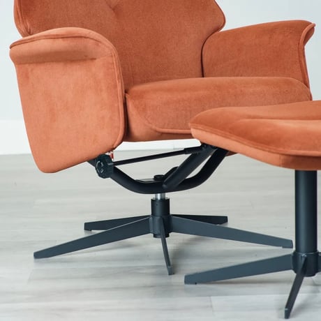 RELAX CHAIR / スタイリッシュなフォルムのリラックスチェア / L GRAY , GREIGE , ORANGE