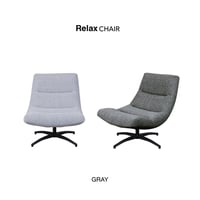 Relax 1P CHAIR / リラックスチェア / 1人掛けチェア / 座面回転式 / LIGHT GRAY , DARK GRAY