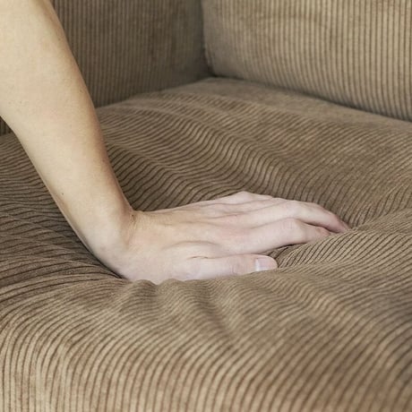 SOFA / 1P Sofa  / BROWN  / コーディロイソファ / W840×D790×H750 SH380mm / 一人掛けソファ / コーデュロイソファー