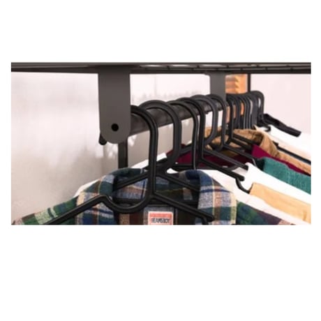 STEEL HANGER + 3 RACK / WHITE , DARK GRAY / ハンガーラック / オープンシェルフ MIP-66DGY