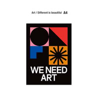 Art Prints A4 / Different is beautiful / ファイン アート プリント A4 | イタリアのデザインスタジオのアートポスター