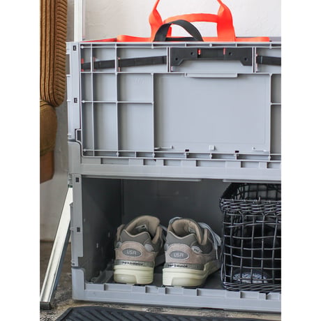 INDUSTRIAL FOLDABLE CRATE 04 / 4 BOXセット / インダストリアル フォルダブルクレート