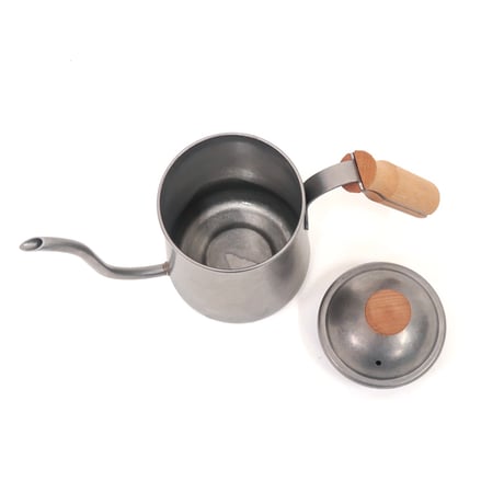 使い込まれたビンテージ食器のようなマットな質感のケトル / GRACE COFFEE KETTLE  / コーヒーケトル 650ml / 直火使用可