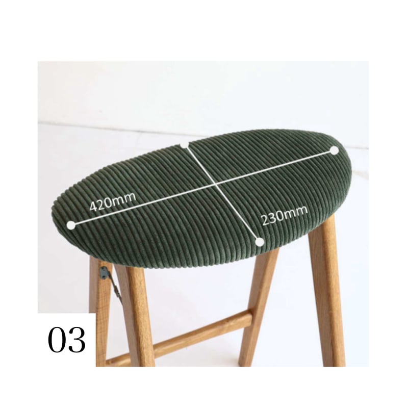 Folding Stool / アッシュ無垢材のフォールディングハイスツール / 合