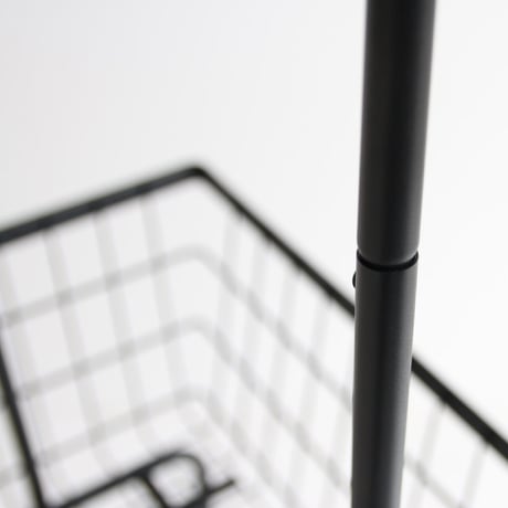 大きめなバスケットの付いたハンガーラック / Cart Hanger /  W570× D450×H1680mm  カートハンガー / ハンガーラック / リビング収納 anthem