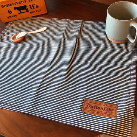 DULTON  PLACE MAT  /  4カラー / WASHED DENIM , ※2枚セット  L450mm ×W330mm 16OZ  / DULTON