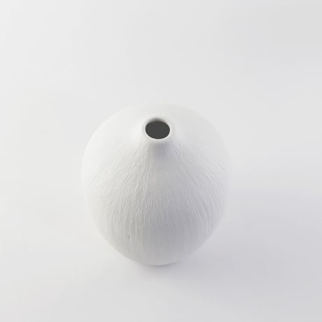 FLOWER VASE MAT （porcelain）/ マットな質感 磁器製のフラワーベース プランパー / S , Lサイズ
