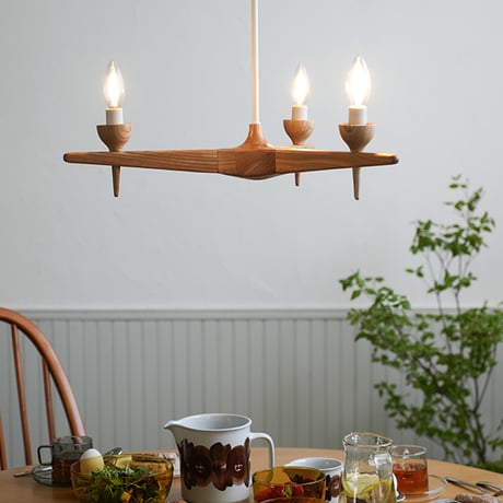 slöjd WOOD  CHANDELIER / スロイド ウッドシャンデリア ライト/ E17 LED電球専用 / LED電球 / 電球選択 / 北欧 / ナチュラル / 北欧モダン