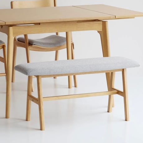 DINING BENCH / 明るくナチュラルな佇まい。心地いい開放感のある空間を演出してくれるダイニングベンチ / ダイニングベンチ
