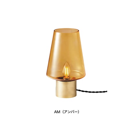 Edifice-desk lamp / Sサイズ / デスクライト 1灯 ガラス 真鍮 E17 40W タッチスイッチ LED対応 調光 間接照明 / ARTWORK STUDIO