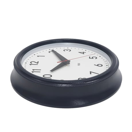 SCHOOLHOUSE WALL CLOCK / スクールハウス ウォールクロック / GRAY , BLACK / 掛け時計 / スイープムーブメントクロック