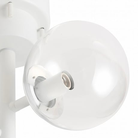 TINY GRASS CEILING LIGHT 3 / LED電球付き / タイニーガラス 3灯シーリングライト / BRID タイニーガラス 天井照明 / WHITE , GRAY , BLACK
