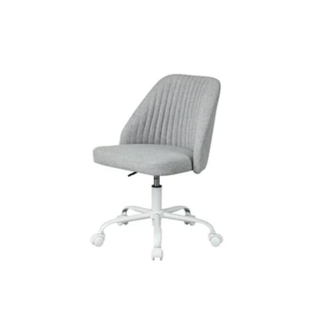 FABRIC CHAIR / 空間に明るさをプラスしてくれるおしゃれなチェア / ワークスペース / デスクチェア / IVORY , YELLOW , GRAY / ガス圧式 昇降チェア