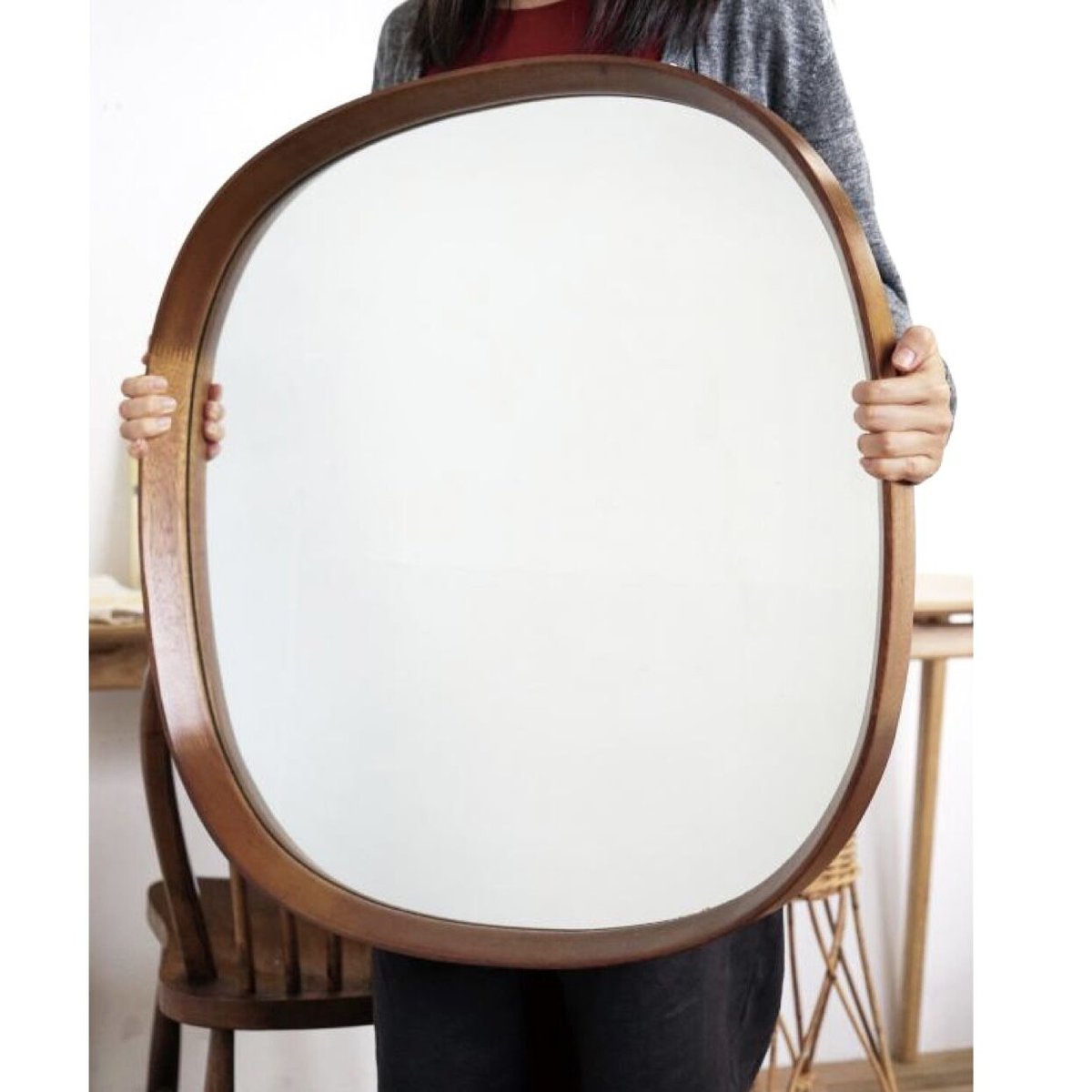 AXCIS.INC / kurve mirror / クルベエリップス / ウォールミラー サ