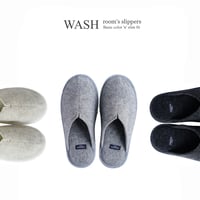 room’s easyWASH  / IVORY , GRAY / ルームスリッパ : Mサイズ 22.5 - 24.5cm / Lサイズ 25 - 27cm