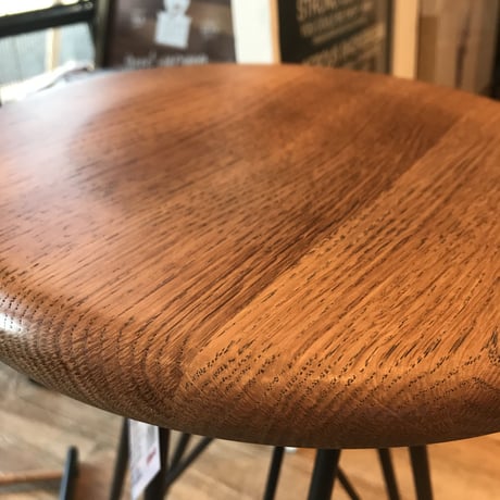 AXCIS.INC IRON WOOD STOOL / スツール / 無垢材/ ダイニングチェア スツール / サイズ W285×D285×H460mm