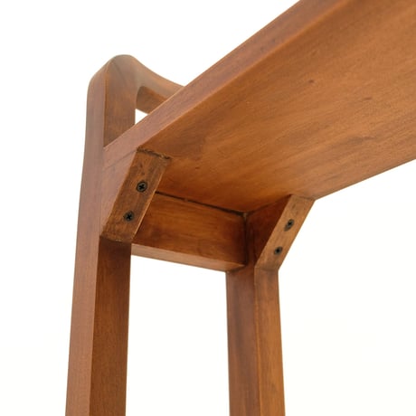 Mahogany wood stand / 耐水性・耐久性に優れたマボガニー材の飾り棚 / 省スペースの飾りを楽しむ / ラック / スツール