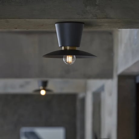 Probe - ceiling light / Sサイズ / シーリングライト / WHITE , GY , BLACK , BRASS / LED電球 選択