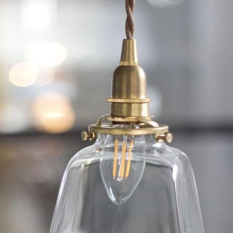 Yen PENDANT LIGHT / E17 60cm / ダイニングペンダント / アイアンシェード  イエン + 真鍮灯具 / シーリングカバー付 / AXCIS  TYPE  A ※電球なし
