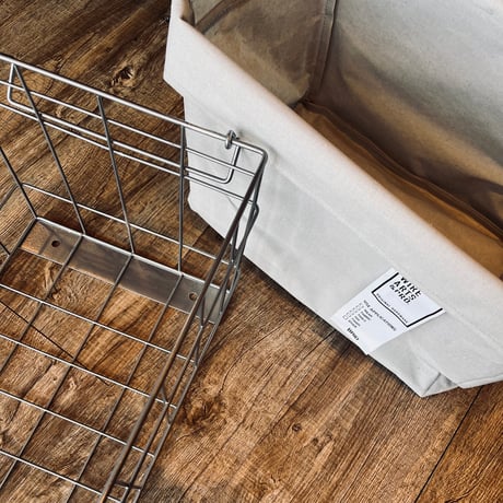 WIRE ARTS ＆ PRO.STACKING BASKET 3 with CASTER / WASHABLE COVER / 収納バスケット / キャスターバスケット / BRID