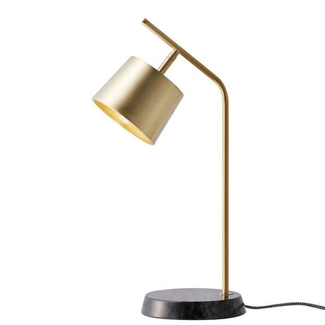 PANAMA - DESK LAMP / デスクランプ / E17 40W / タッチスイッチ 3段階点灯切替 / 真鍮 大理石 ※LED電球付