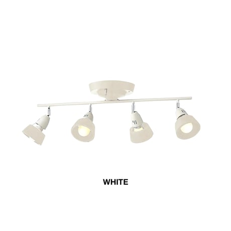 Harmony-remote ceiling lamp / 4灯シーリングランプ / E26 60W 角度調整可能 リモコン付き 3段階点灯切替  / LED対応  / スポットライト  ※電球選択