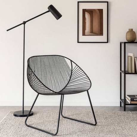 WIDE CHAIR / BLACK . SILVER . GOLD / リビング / ダイニングチェア /  座り心地がすごく心地良い。