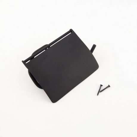 MAT BLACK / BRASS simple paper holder / 無機質で個性的なトイレットペーパーホルダー / シングル