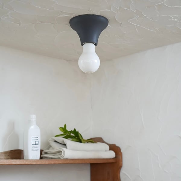 Flare ceiling light / white , gray / シンプルでモダンな工