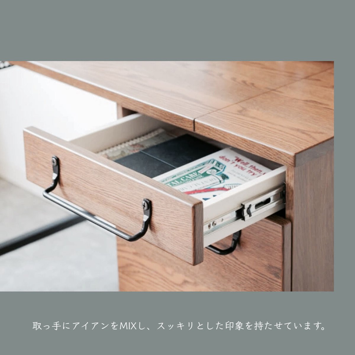 アイアン　デスク　インダストリアル アイアンフレームのパソコンデスク（パソコンデスク/ワーク