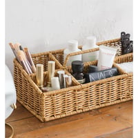 HANDLE BOX  / かご編みのナチュラルなデザインの小物収納ボックス