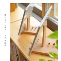 WOOD DISPLAY STAND / ナチュラルなビーチ材のディスプレイスタンド /  S , Lサイズ / ナチュラル