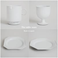 Teno Ceramic ware / MAG CUP , GOBLET , PLATE M L / ヨーロッパ アンティーク食器の雰囲気を再現した日本製テーブルウェアシリーズ