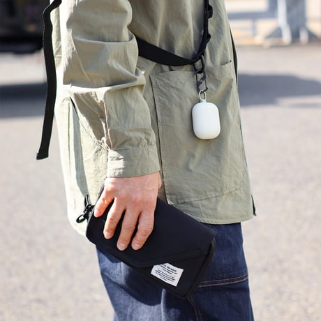 SLING WALLET POUCH / スリングウォレットポーチ /  ウォレット / 財布 カード収納 / コヨーテベージュ , ブラック / ショルダーバッグ  ポーチ