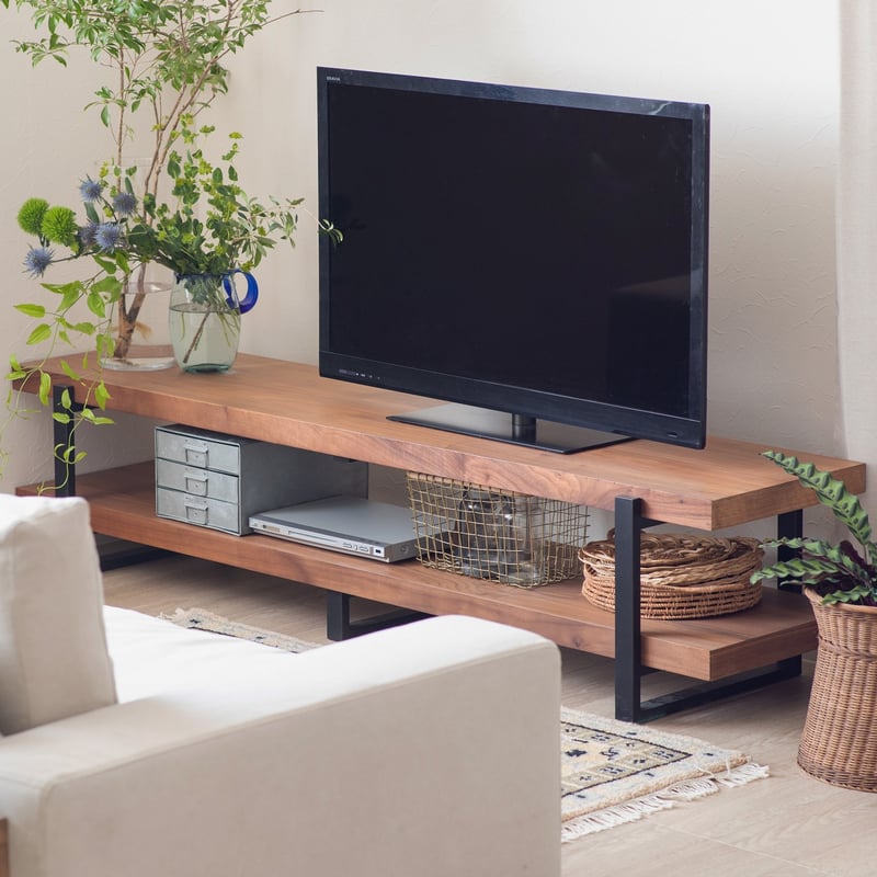 TV BOARD WALNUT MBR / 180 /ミドルブラウン / テレビスタンド /