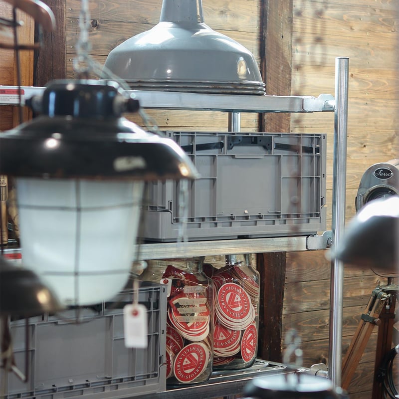 スカフォールドライクシェルフ（キャスター付）幅134 スチールラック（1114） スカフォールドライクシェルフ キャスター付 スチールラック シェルフ