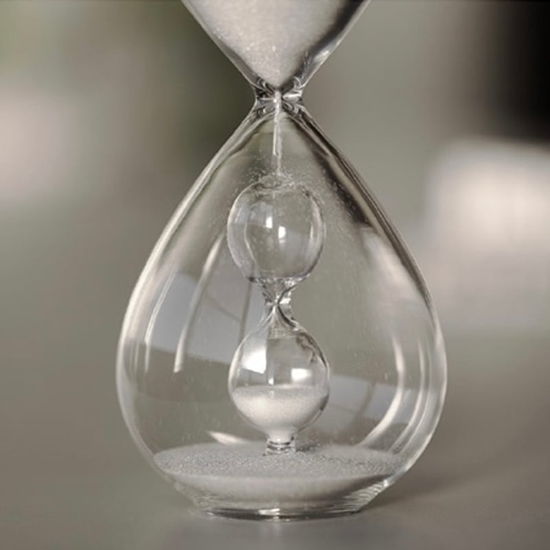 GRAY HOUR sand timer / サンドタイマー / 上品でロマンチックな砂時計