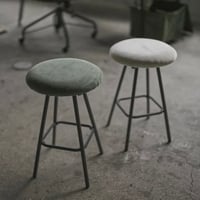 Corduroy stool / コーデュロイ座面のラフな雰囲気のコンパクトスツール / GRAY , GREEN / コーデュロイスツール SH45cm