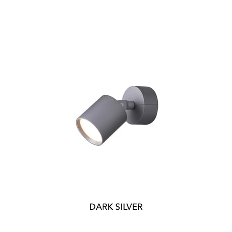 Grid -wall lamp / 調光機能が付いたスタイリッシュで万能なLED照明 / White , Dark silver , Black / スポット照明
