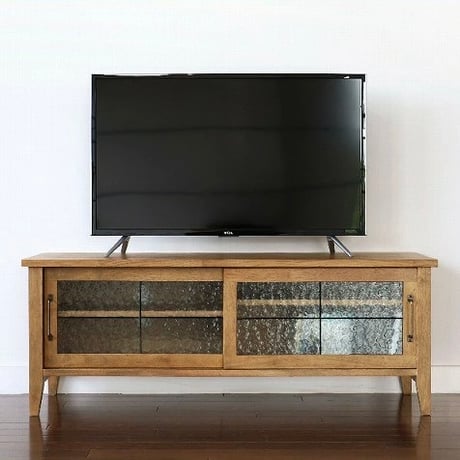OAK WOOD TV  BOARD  / W1050xD360xH400mm  / ローボード / テレビラック / ビンテージスタイル / Rasic
