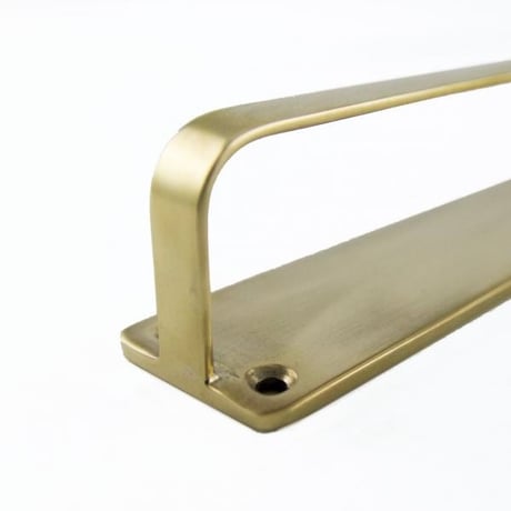 Handle Flat 0165 / アイアンと真鍮のシンプルなドアハンドル / IRON , BRASS